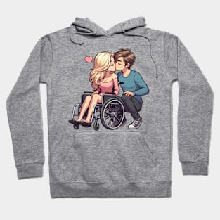 Wheelchair Love 1 Hoodie